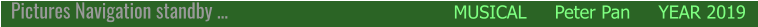 Pictures Navigation standby … MUSICAL     Peter Pan     YEAR 2019